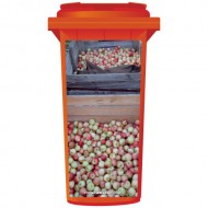 Filling The Apple Cart Wheelie Bin Sticker Panel